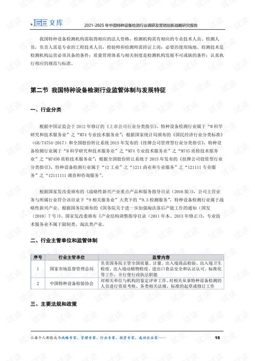 2021-2025年中國特種設(shè)備檢測(cè)行業(yè)調(diào)研及營銷創(chuàng)新戰(zhàn)略研究報(bào)告